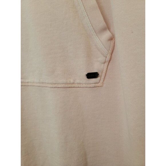 DKNY Sport Pink Hooded Short Sleeve Raw Hem Sweater Dress w/ Kangaroo Pocket Med - Picture 4 of 6